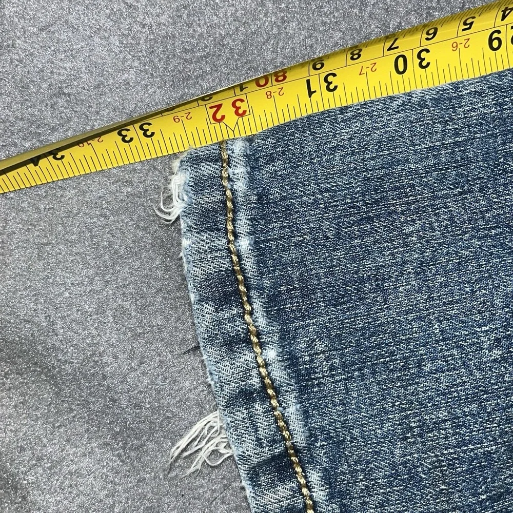Wrangler Retro Slim Boot Jeans Denim Cowboy Western 33x36 Hole @Right Hip Pocket